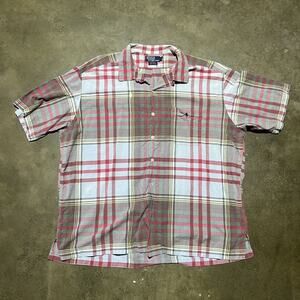 Vintage 90s Polo Ralph Lauren Plaid Caldwell Loop Collar